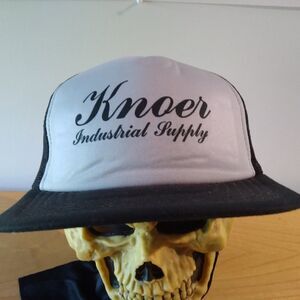 Vintage Knoer Industrial Supply Snap Back Trucker Hat